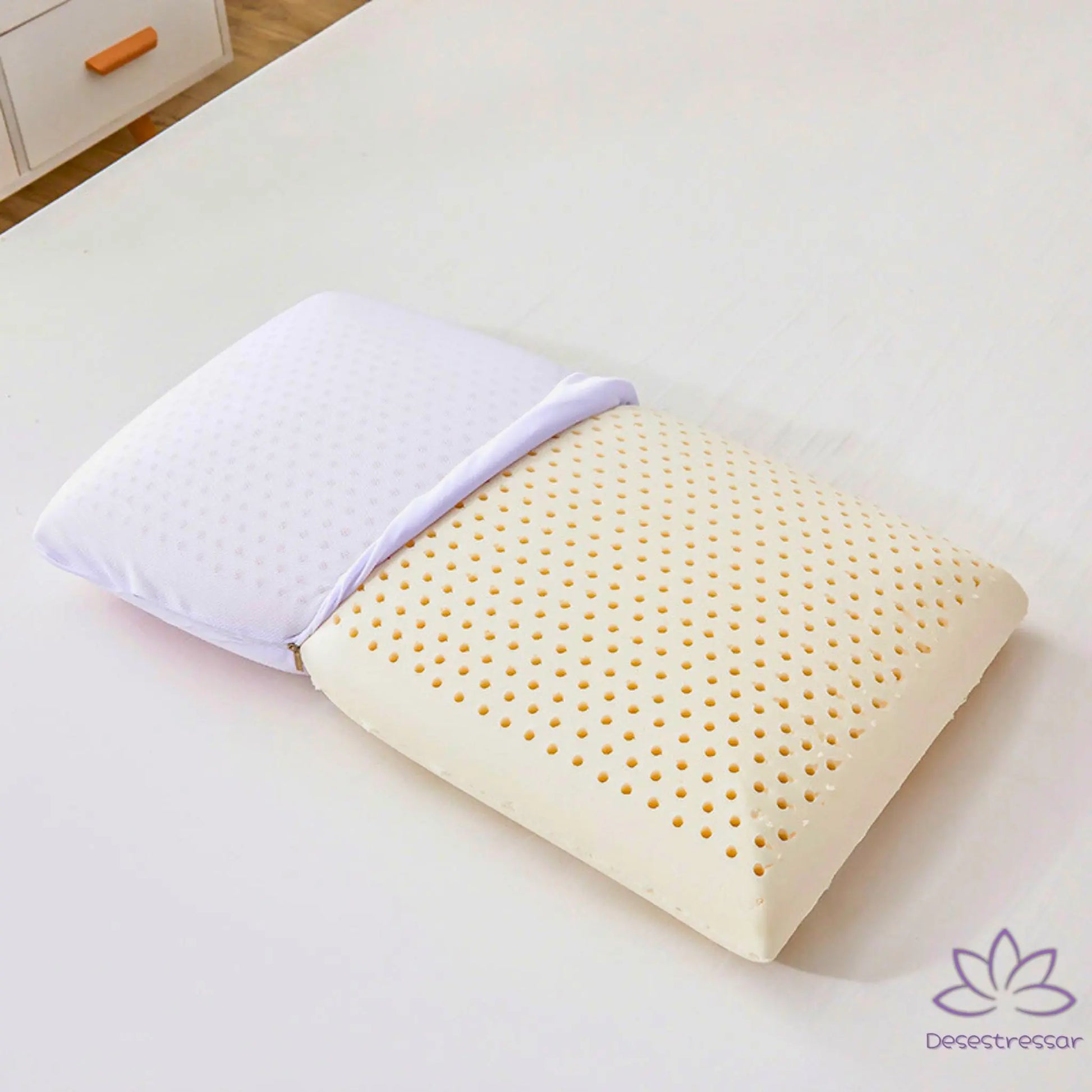 Travesseiro ortopédico EcoSono com materiais ecológicos para suporte cervical ideal