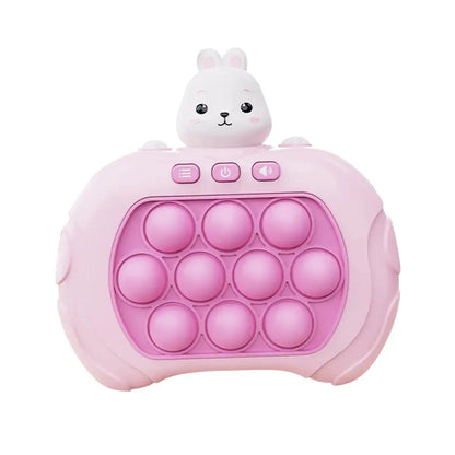 Brinquedo ClickBolha - Versão rosa portátil e interativa para diversão e relaxamento.
