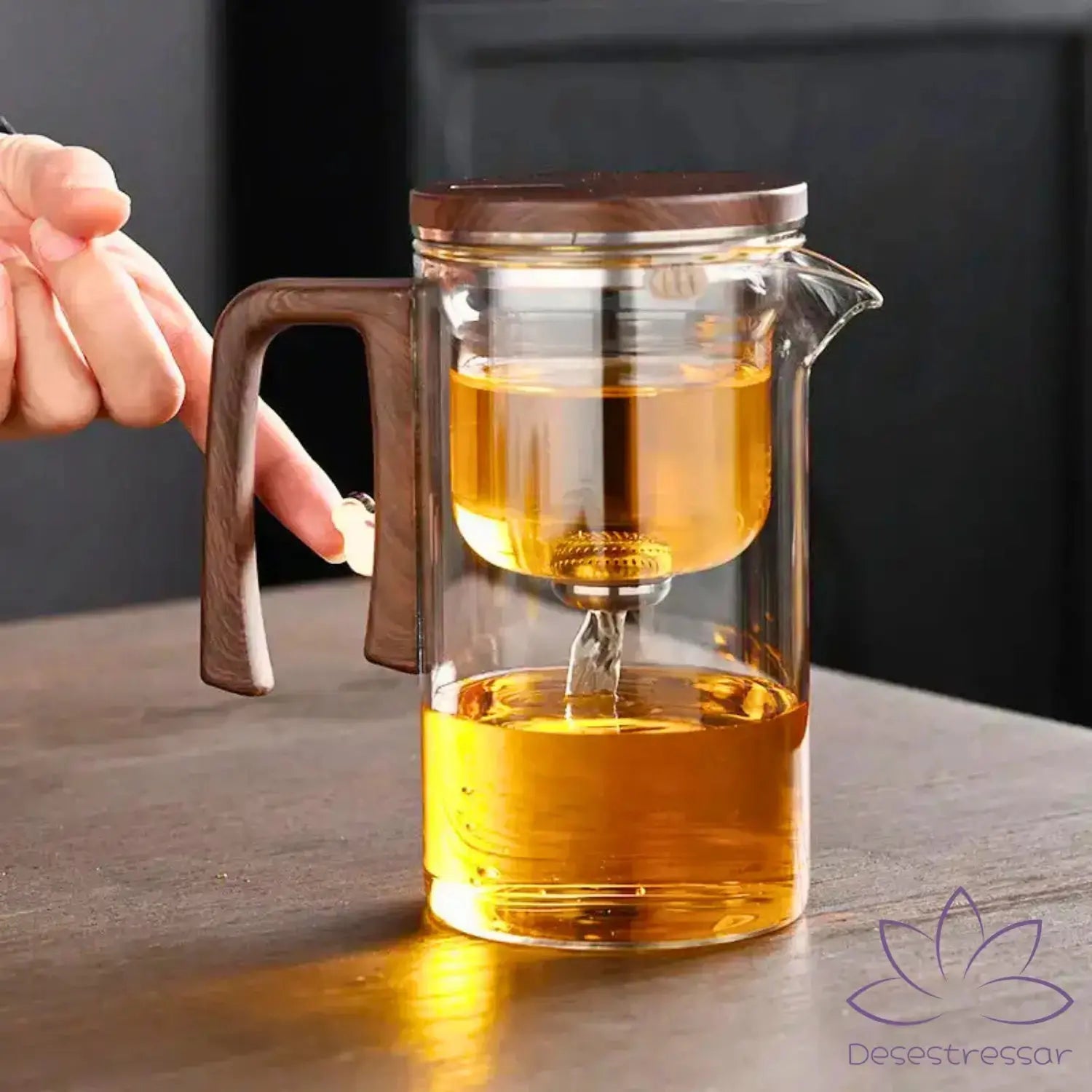TeaMaker – Bule de Vidro com Infusor para Chá Relaxante - Desestressar