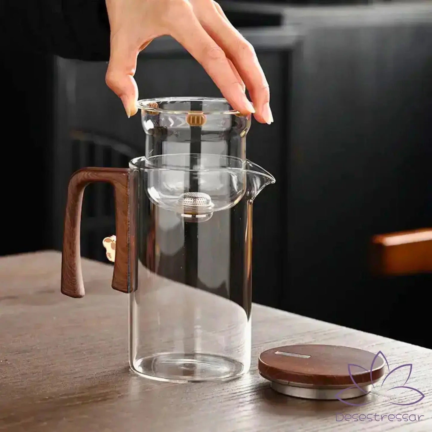 TeaMaker – Bule de Vidro com Infusor para Chá Relaxante - Desestressar