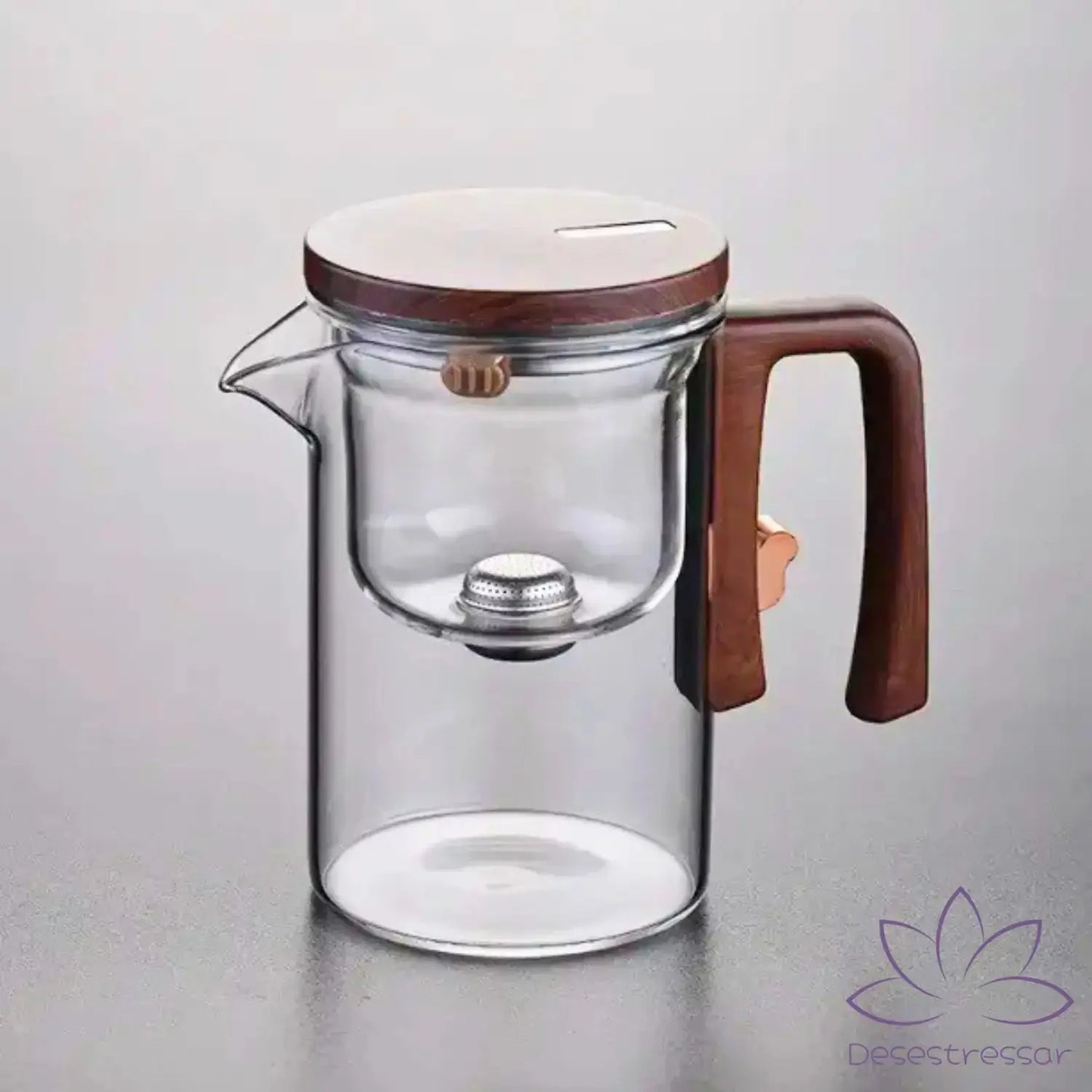 TeaMaker – Bule de Vidro com Infusor para Chá Relaxante - Desestressar