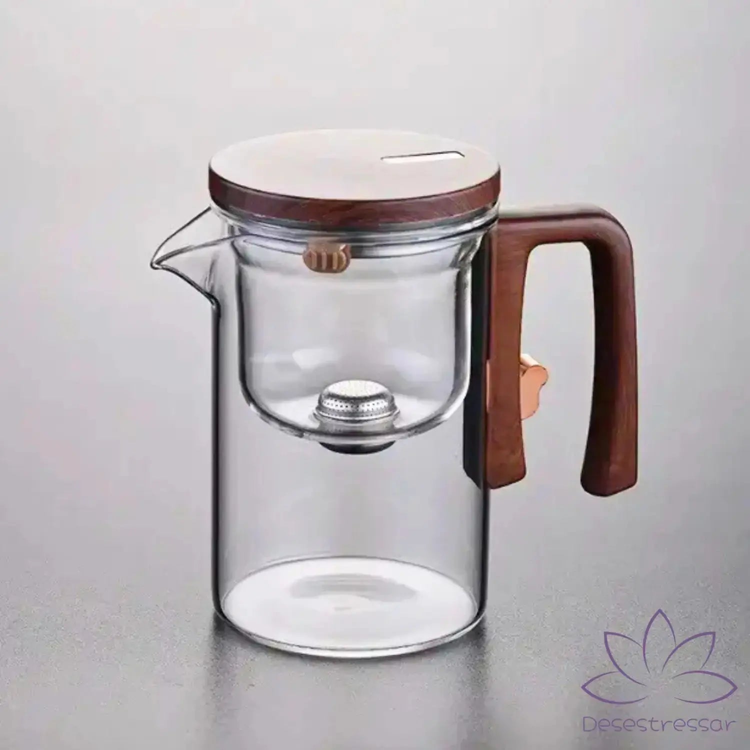 TeaMaker – Bule de Vidro com Infusor para Chá Relaxante - Desestressar