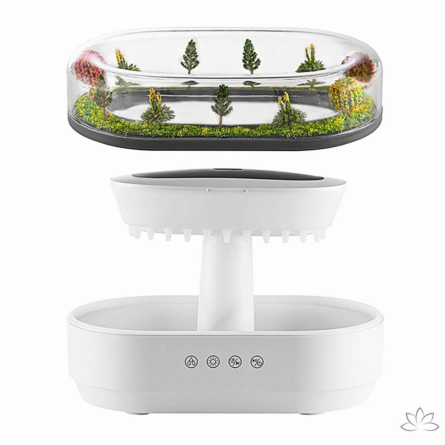 AromaDrop – Difusor de Aromas com Efeito Chuva Relaxante - Desestressar