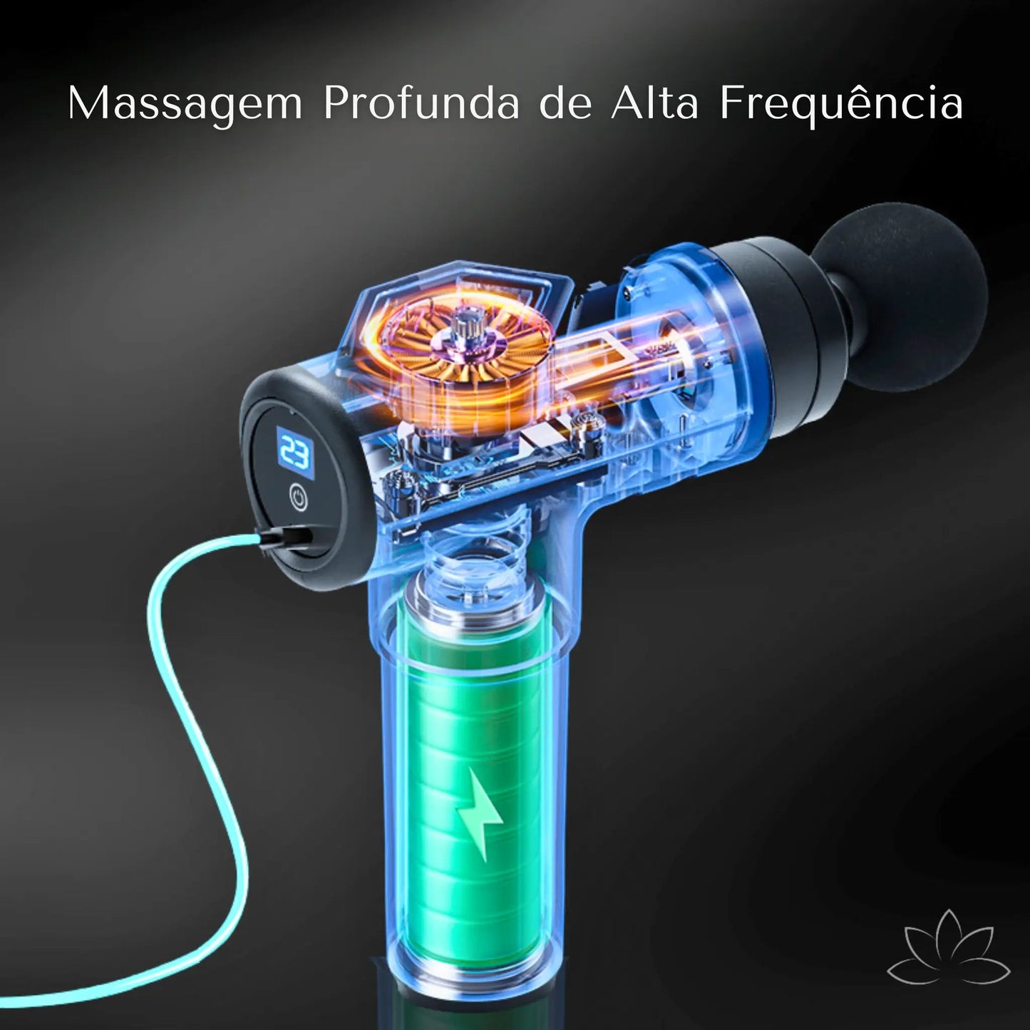 ZenPulse – Massageador Muscular Portátil para Relaxamento e Bem-Estar - Desestressar