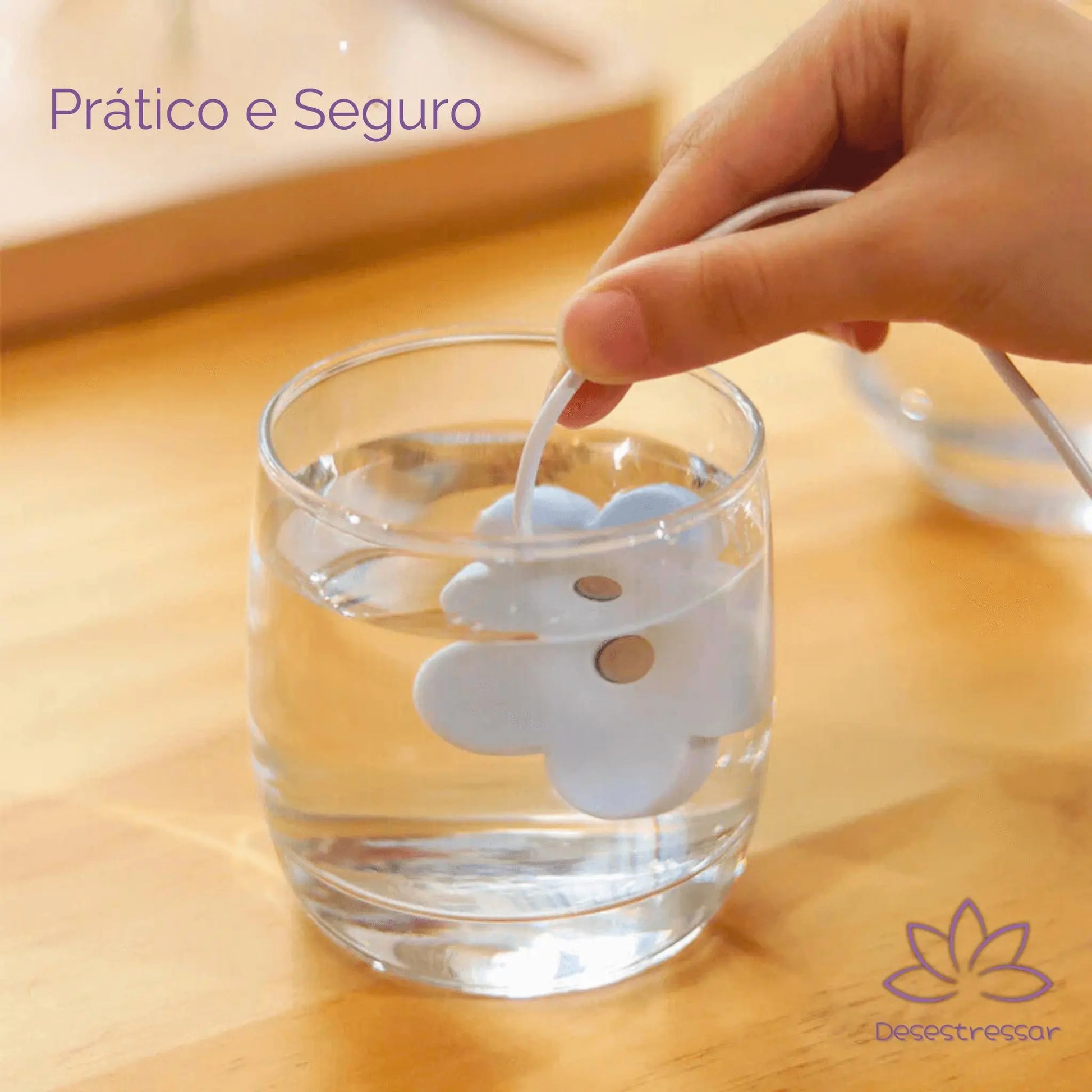Umidificador FlorZen, compacto e ideal para melhorar a qualidade do ar e relaxar.